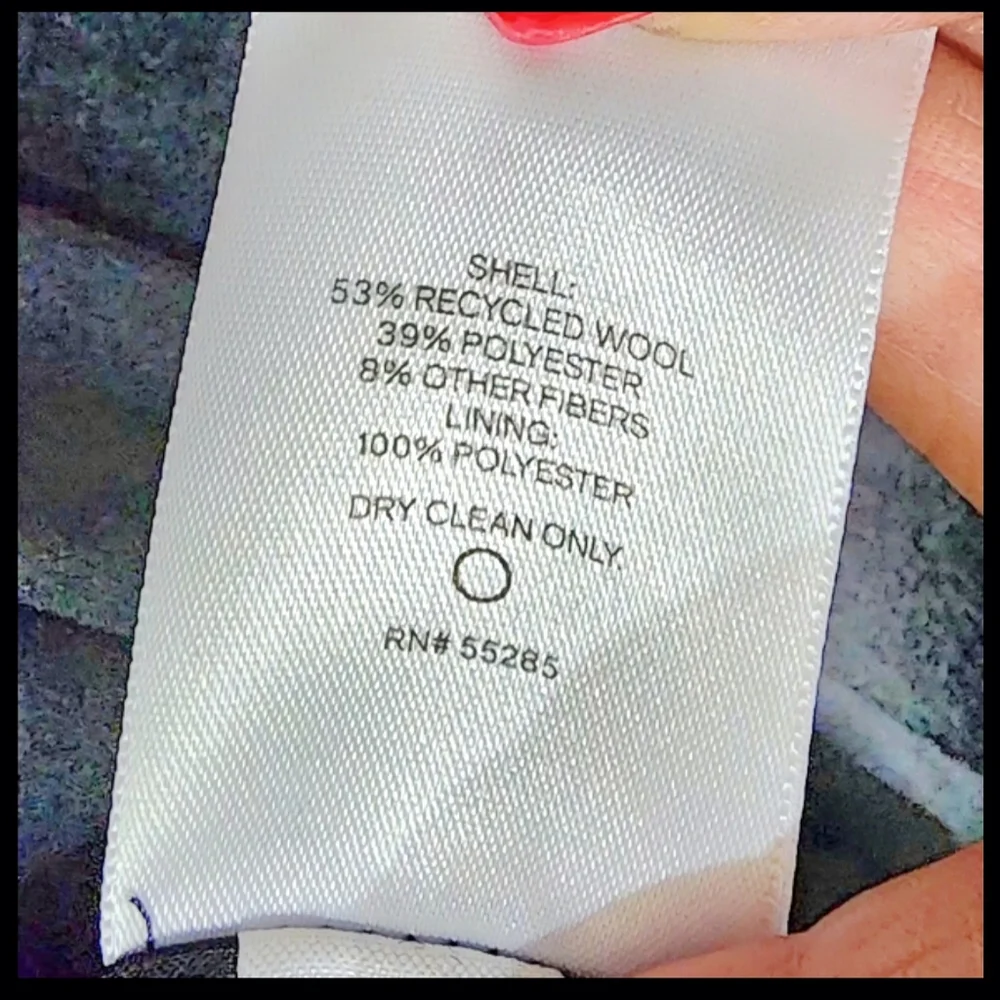 NWT Express Faux Wool Novelty Button Fitted Coat Size XL - Picture 13 of 16